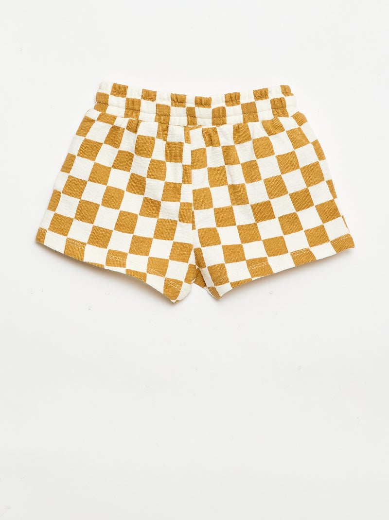 Short in baby Terry Giallo - Kiabi