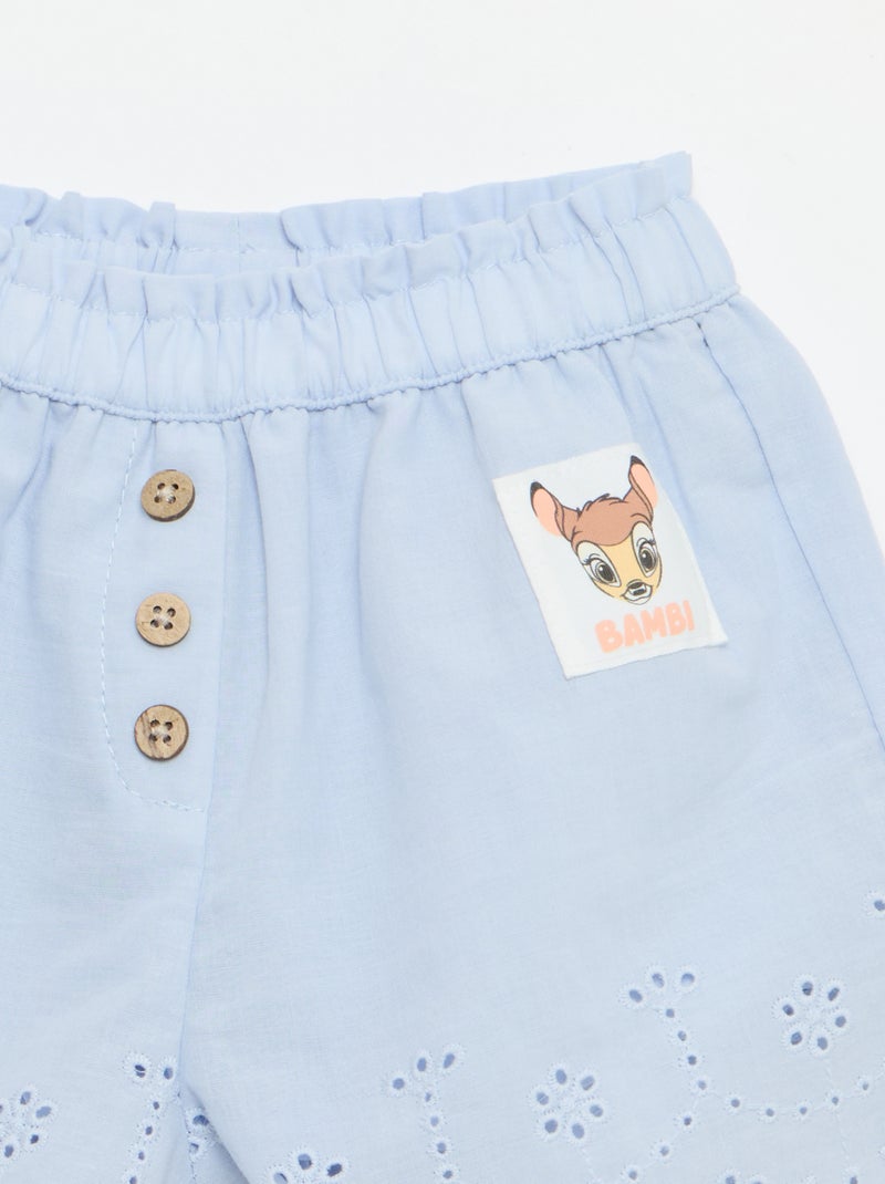 Short in cotone 'Bambi' 'Disney' Blu - Kiabi
