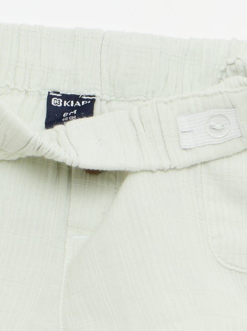 Short in cotone con 2 tasche applicate - Kiabi