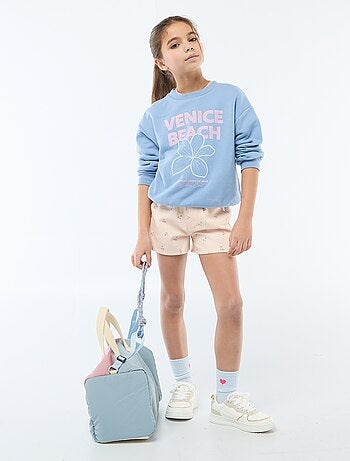 Short stampati all-over in cotone
