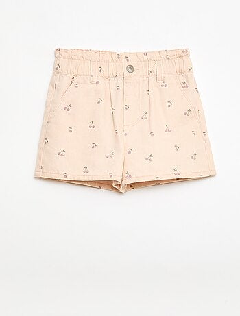 Short stampati all-over in cotone