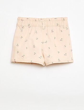 Short stampati all-over in cotone