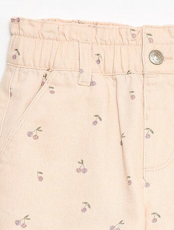 Short stampati all-over in cotone