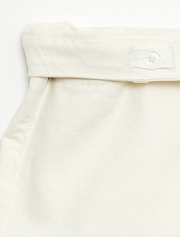 Short in denim a vita alta