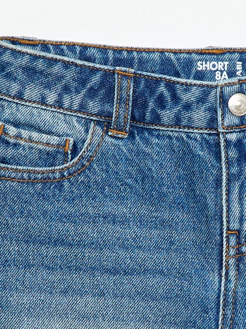 Short in denim a vita alta - Kiabi