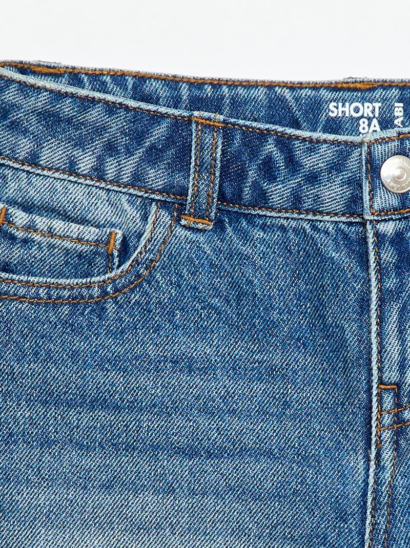 Short in denim a vita alta Blu - Kiabi