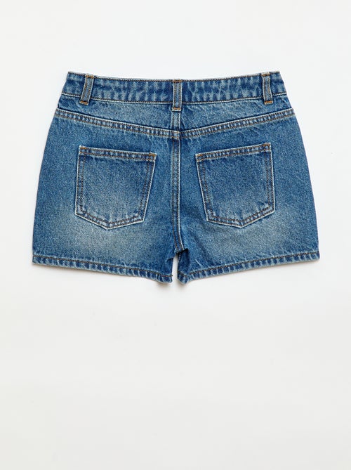 Short in denim a vita alta - Kiabi