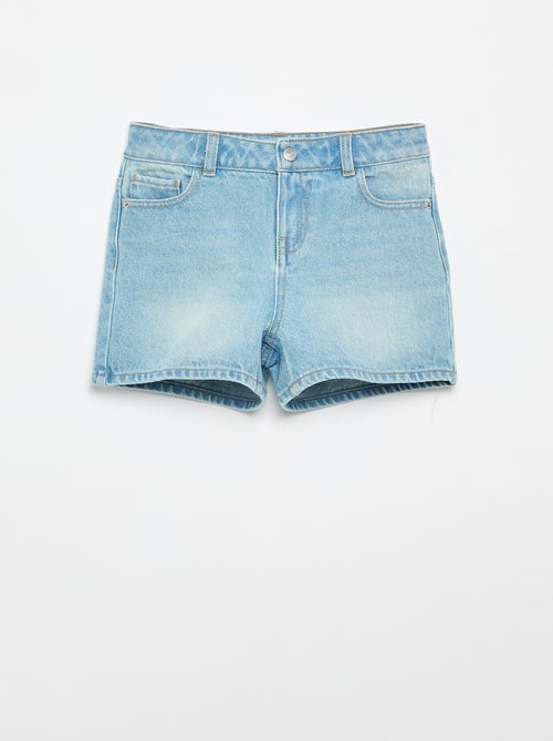 Short in denim a vita alta - Kiabi