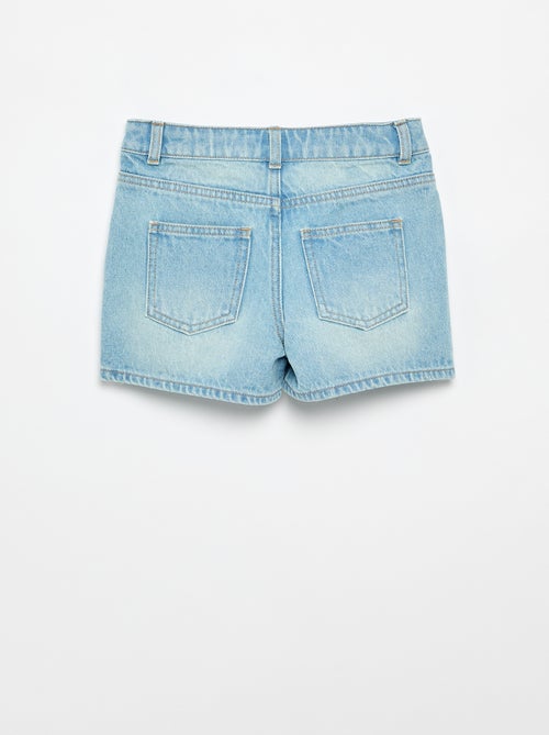 Short in denim a vita alta - Kiabi