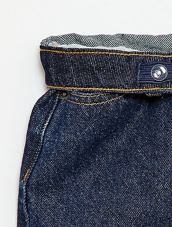 Short in denim a vita alta