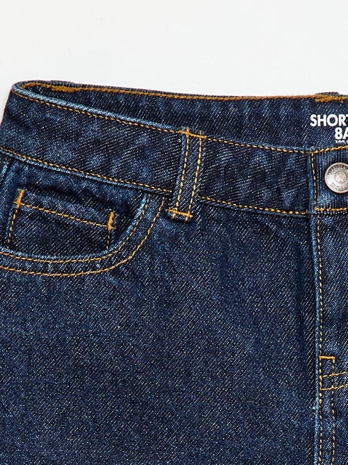 Short in denim a vita alta - Kiabi