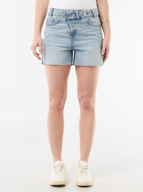 Short in denim a vita alta - Kiabi