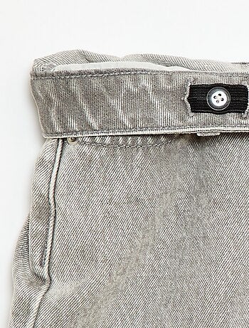 Short in denim a vita alta