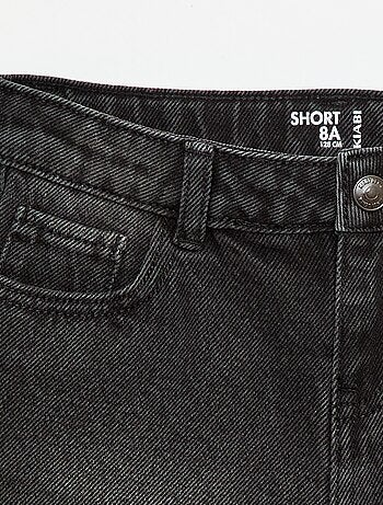 Short in denim a vita alta