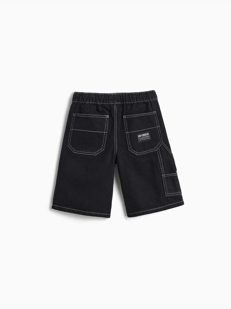 Short in denim ampio, MO Fashion Nero - Kiabi