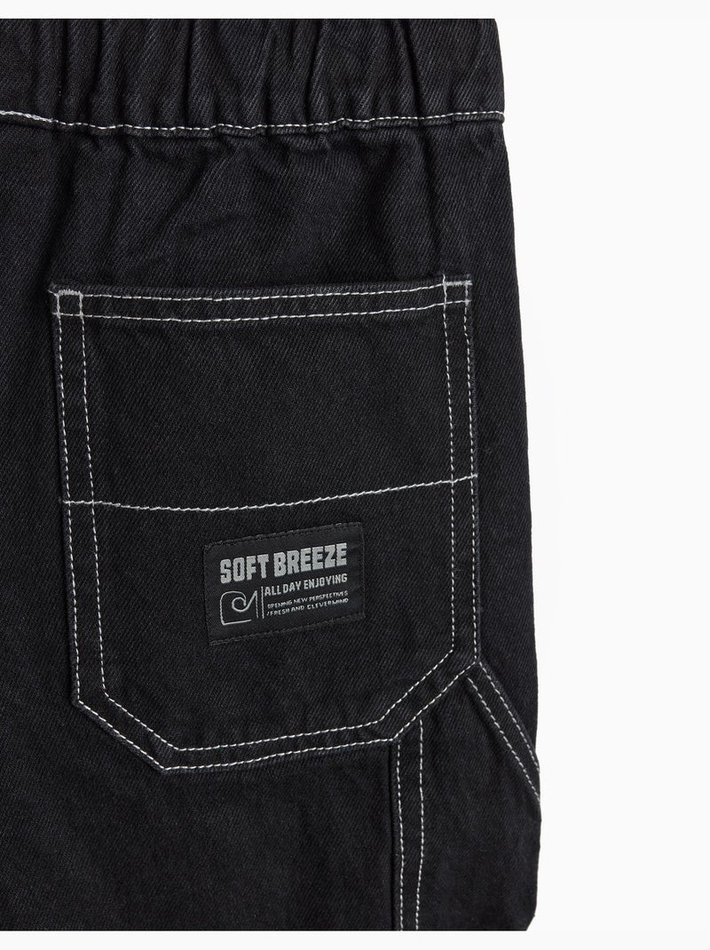 Short in denim ampio, MO Fashion Nero - Kiabi