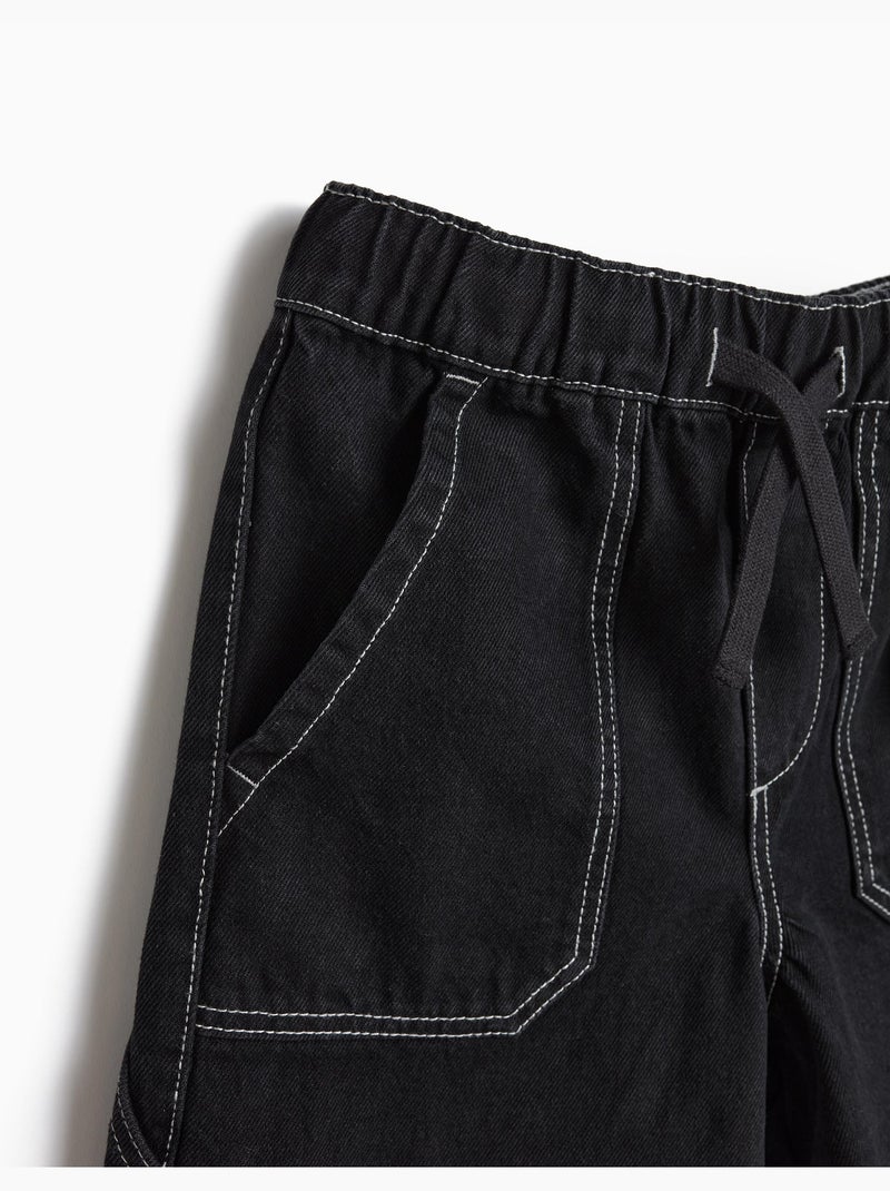 Short in denim ampio, MO Fashion Nero - Kiabi