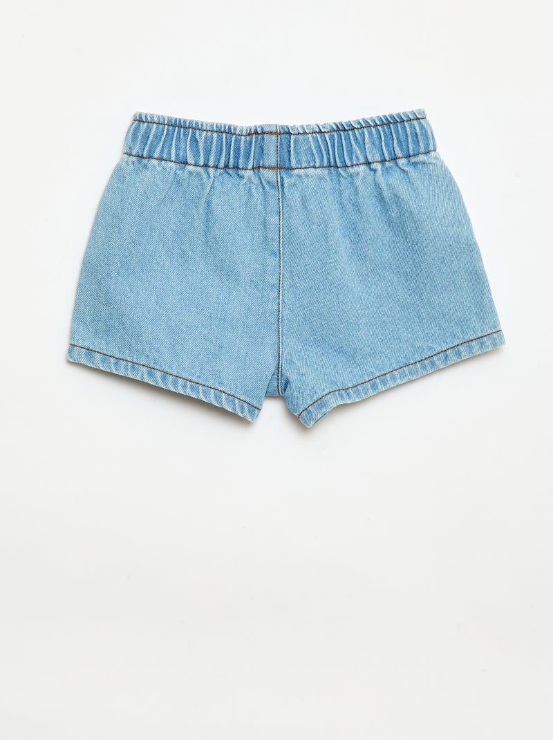 Short in denim Blu - Kiabi