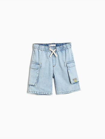 Short in denim cargo, MO Fashion