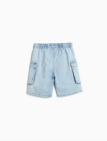 Short in denim cargo, MO Fashion