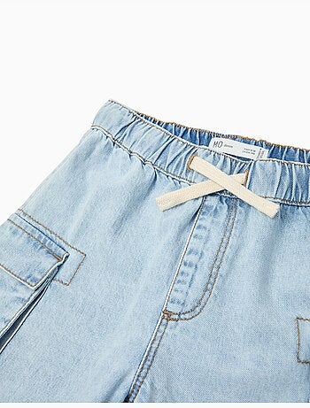 Short in denim cargo, MO Fashion