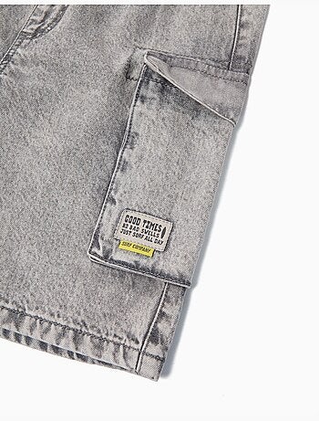 Short in denim cargo, MO Fashion