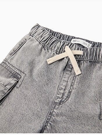 Short in denim cargo, MO Fashion