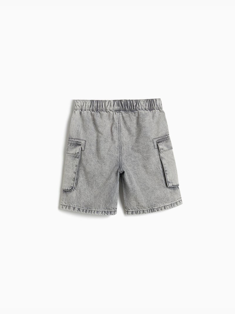 Short in denim cargo, MO Fashion Grigio - Kiabi