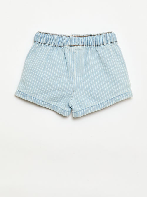 Short in denim con coulisse - Kiabi