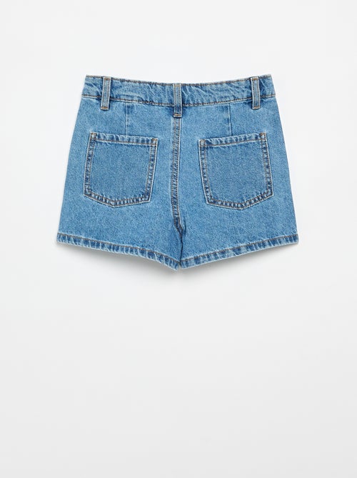 Short in denim con effetto plissettato - Kiabi