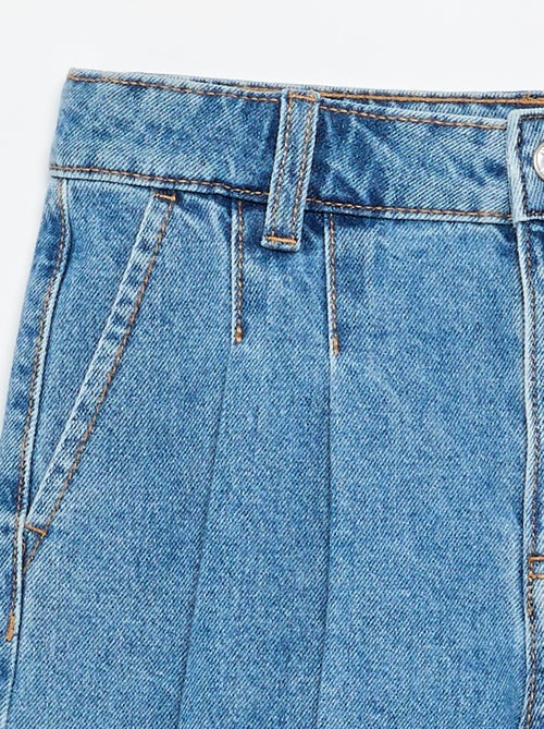 Short in denim con effetto plissettato - Kiabi