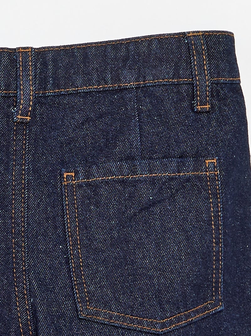 Short in denim con effetto plissettato Blu - Kiabi
