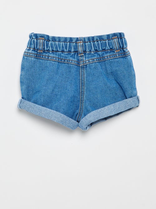 Short in denim con motivo a cuore - Kiabi