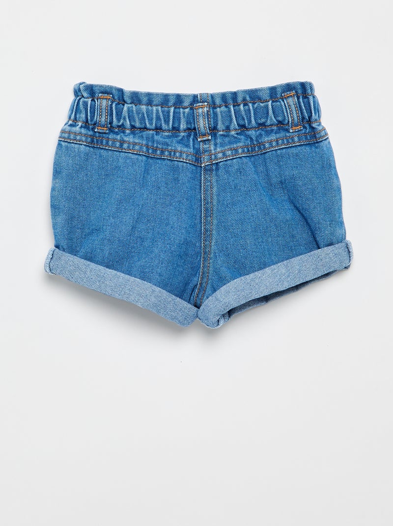 Short in denim con motivo a cuore Rosso - Kiabi