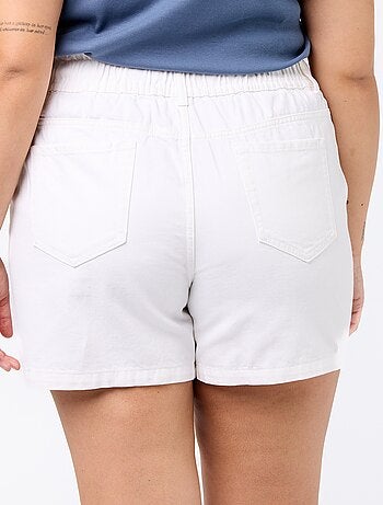 Short in denim con tasche