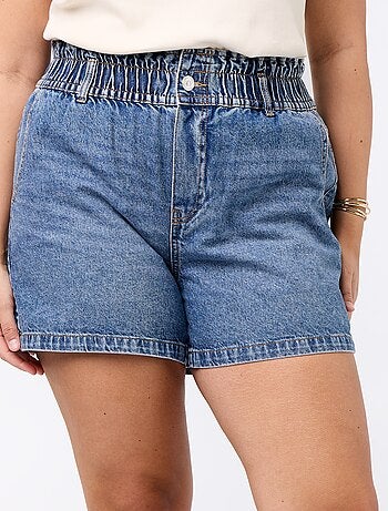 Short in denim con tasche