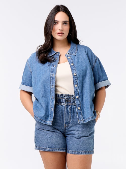 Short in denim con tasche - Kiabi