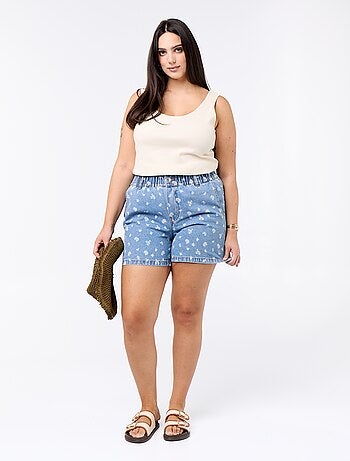 Short in denim con tasche