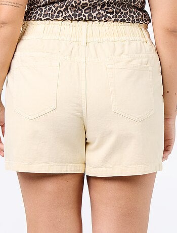 Short in denim con tasche