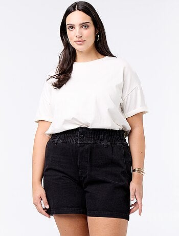 Short in denim con tasche