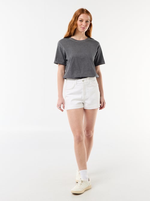 Short in denim con tasche intrecciate - Kiabi