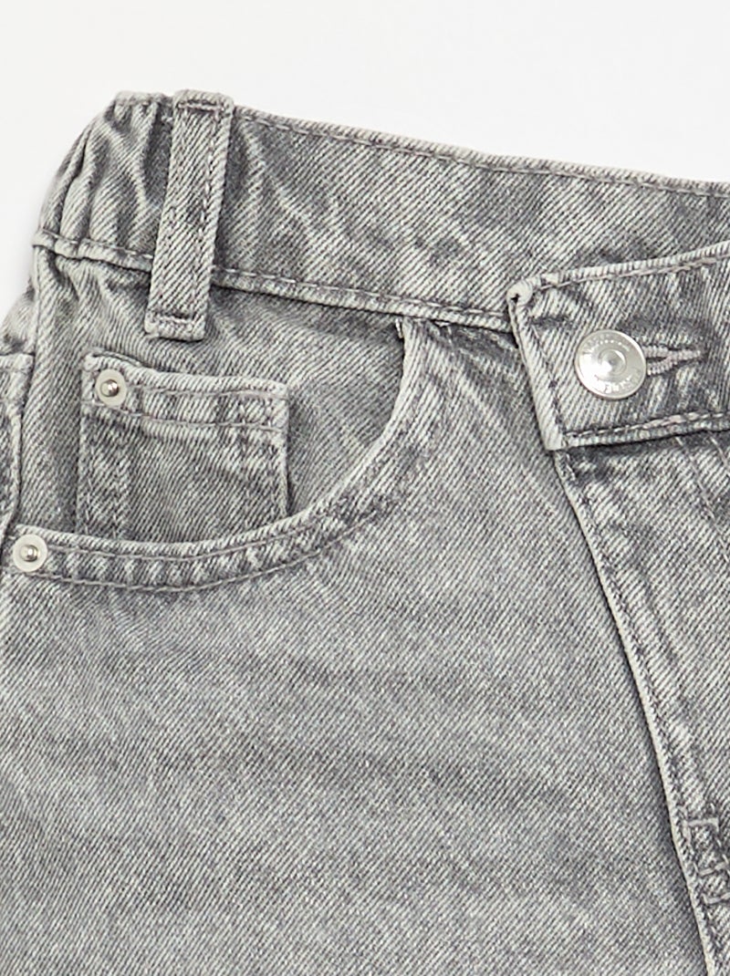 Short in denim da infilare Grigio - Kiabi