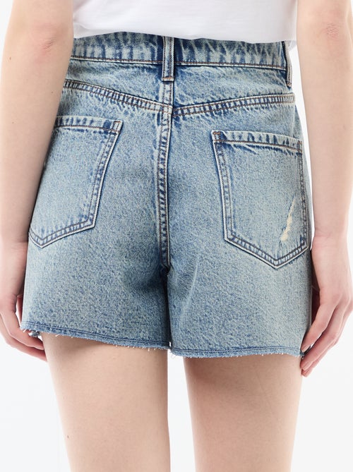 Short in denim effetto used - Kiabi