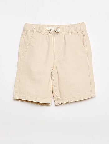 Short in denim elasticizzato