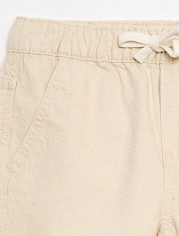 Short in denim elasticizzato