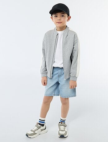 Short in denim elasticizzato