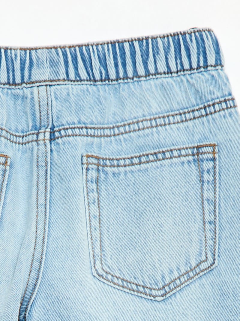 Short in denim elasticizzato Blu - Kiabi