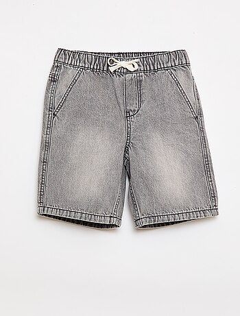 Short in denim elasticizzato