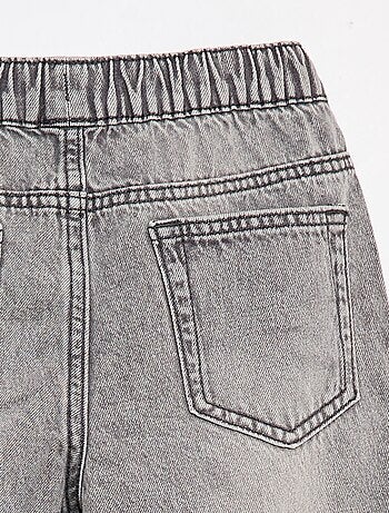 Short in denim elasticizzato