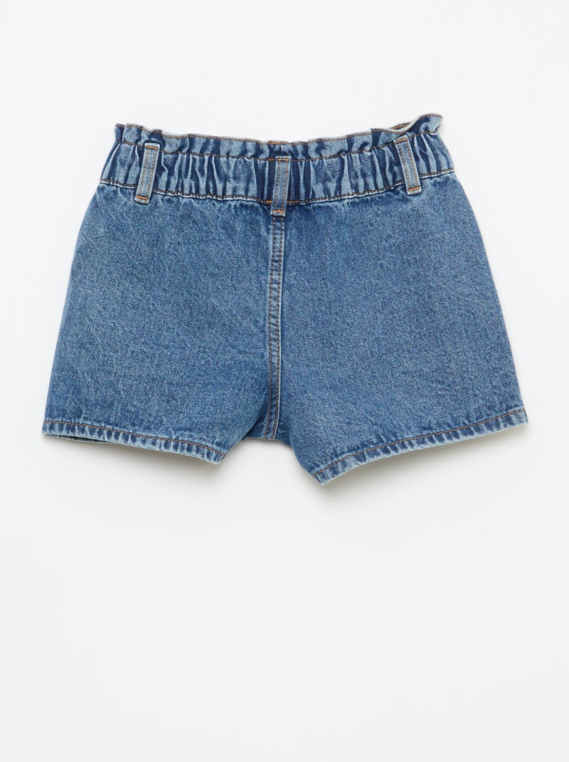 Short in denim paper bag Blu - Kiabi